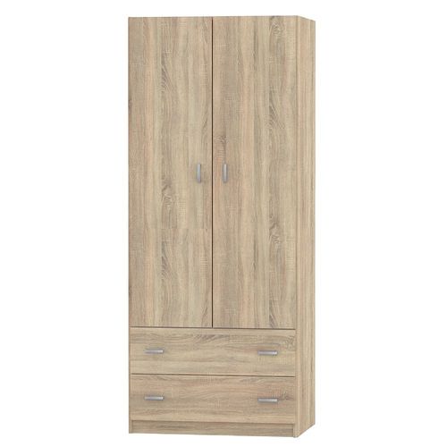 Armoire Placard / Meuble De Rangement Coloris Cambrian - Hauteur 180 X Longueur 74 X Profondeur 50 Cm