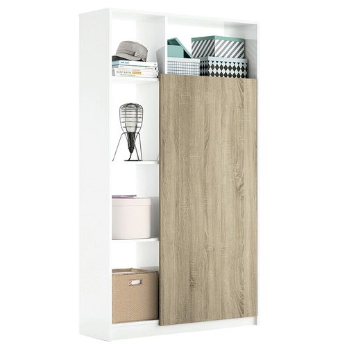 Armoire / Meuble De Rangement Coloris Blanc Brillant / Cambrian - Hauteur 180 X Longueur 100 X Profondeur