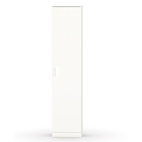 Armoire / Meuble De Rangement Coloris Blanc - Hauteur 180 X Longueur 40 X Profondeur 35 Cm