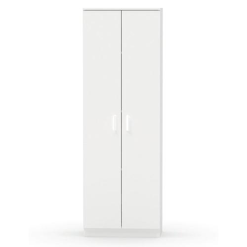 Armoire / Meuble De Rangement Coloris Blanc - Hauteur 180 X Longueur 60 X Profondeur 35 Cm