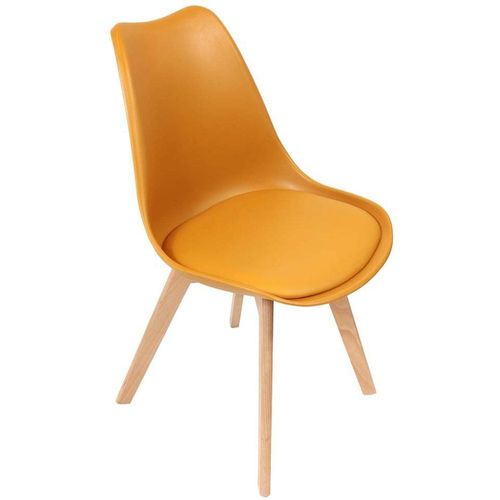 Chaise Scandinave Avec Assise Rembourrée