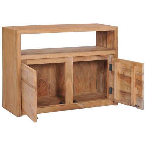 Buffet Bahut Armoire Console Meuble De Rangement 80 Cm Bois De Teck Massif 4402220