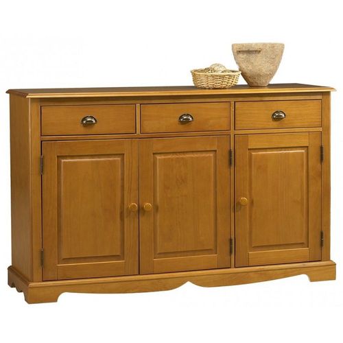 Buffet Bas Pin Miel De Style Anglais