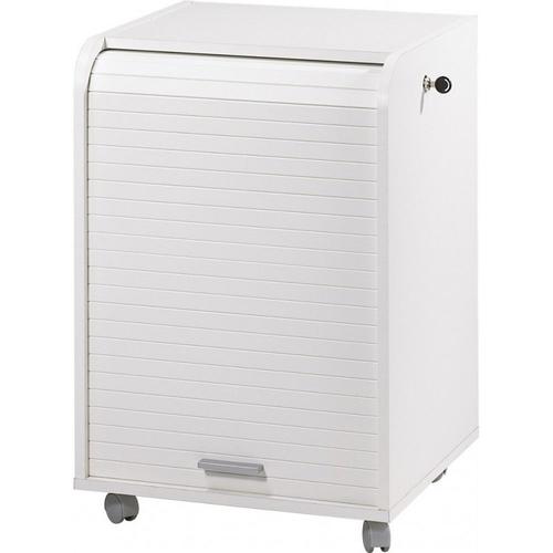 Caisson De Bureau Blanc 2 Tiroirs - Coloris: Blanc