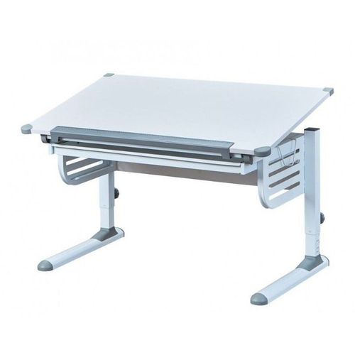 Bureau Inclinable 1 Tiroir "Ulrik" 110cm Blanc
