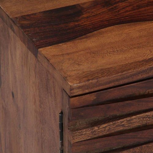 Meuble Télé Buffet Tv Télévision Design Pratique 120 Cm Bois De Sesham Solide 2502060