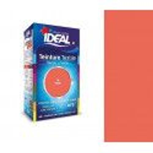 Teinture avec fixateur Corail orange 36 tissu vêtement textile coton lin viscose soie IDEAL