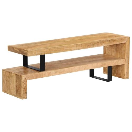Meuble Télé Buffet Tv Télévision Design Pratique Bois De Manguier Massif 2502132