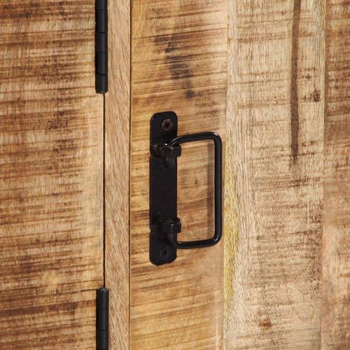 Buffet Bahut Armoire Console Meuble De Rangement Latérale 120 Cm Bois De Manguier Solide 4402226