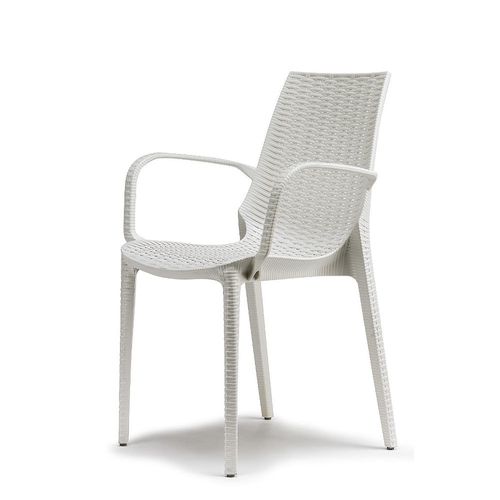 Chaise Tissée Design - Lucrezia Avec Accoudoirs - Deco