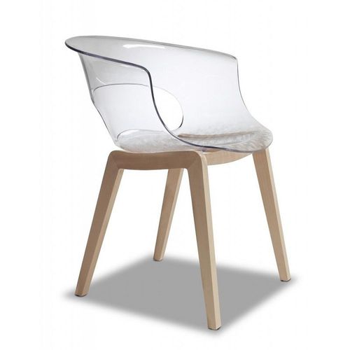Chaise Design Avec Pieds Bois - Natural Miss B Antishock - Déco Originale