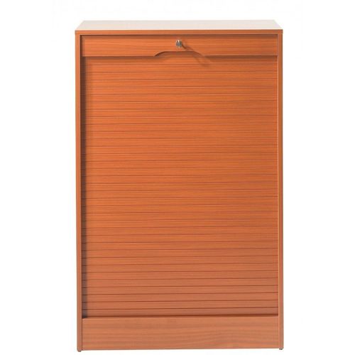 Classeur À Rideau Largeur 70 Cm Hauteur 108 Cm - Coloris: Merisier