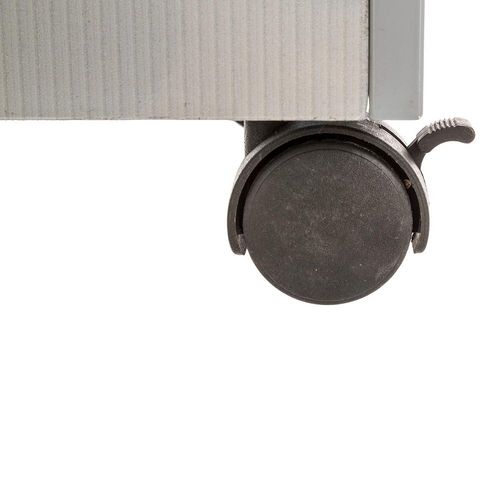 Coffre De Rangement À Roulettes Gris