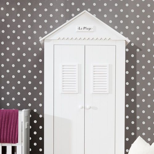 Armoire 2 Portes Pinio Marsylia Mdf - Blanc