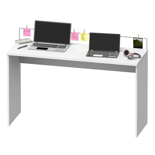 Bureau Coloris Blanc - Hauteur 89 X Longueur 131.5 X Profondeur 45 Cm