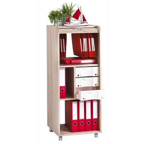 Caisson De Bureau Chêne Naturel 108 Cm - Coloris: Chêne Naturel