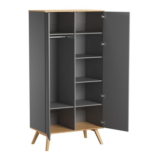 Armoire 2 Portes Vox Nature - Gris