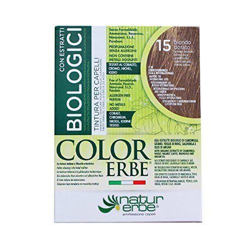 Naturerbe Color Herbs Extraits Teinture Bio 15 Blond Doré BLOND DORÉ (7.30)