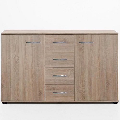 Buffet Caramella 4 Tiroirs 2 Portes Chêne