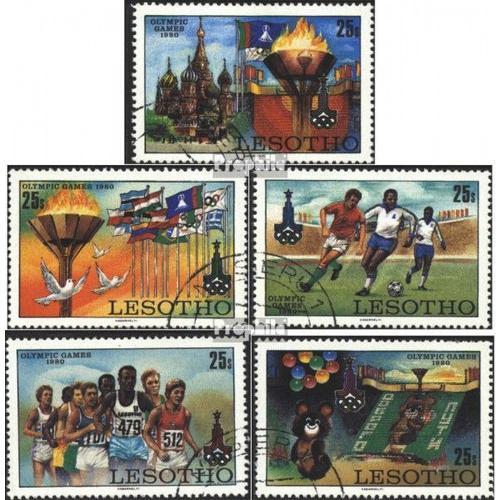 Lesotho 291-295 Oblitéré 1980 Olympe. Été 1980