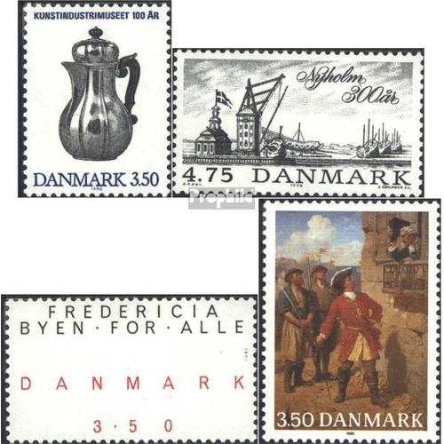 Danemark 971,976,989,990 (Complète Edition) Oblitéré 1990 Timbres Spéciaux