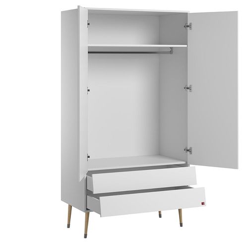 Armoire 2 Portes Vox Bosque - Blanc