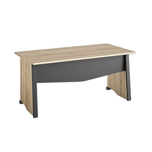 Bureau Style Industriel Avec Voile De Fond L120 Cm - Fabrication Française
