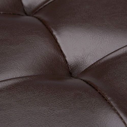 Banc D'entrée Meuble Chaussure Banquette Tabouret 90,5 Cm Marron 13_0000352