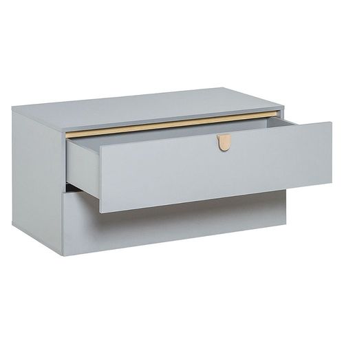 Commode 2 Tiroirs Vox Stige - Gris