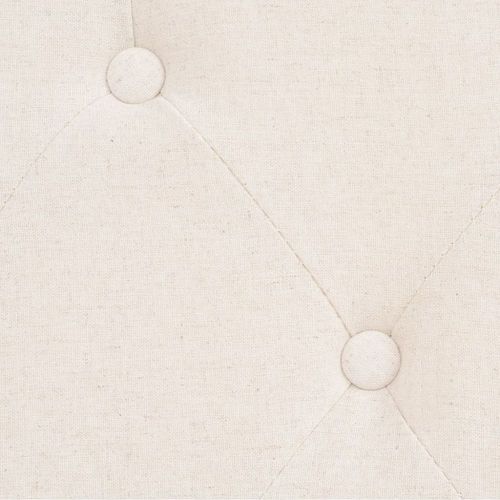 Ensemble De Canapés 2 Pcs Tissu Blanc Crème - Vidaxl