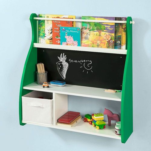 Étagère À Livres Enfants Bibliothèque Étagère Murale - Sobuy Kmb09-Gr