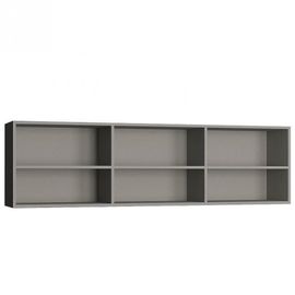Surmeuble Lit Escamotable Vertigo 140 X 200 Cm Gris Mat