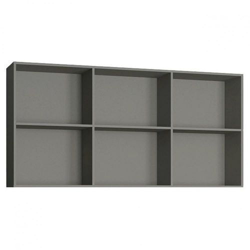 Surmeuble Lit Escamotable Vertigo 90 X 200 Cm Gris Mat