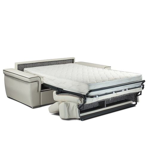 Canapé Marais Convertible Express 140 Cm Matelas 16 Cm Blanc