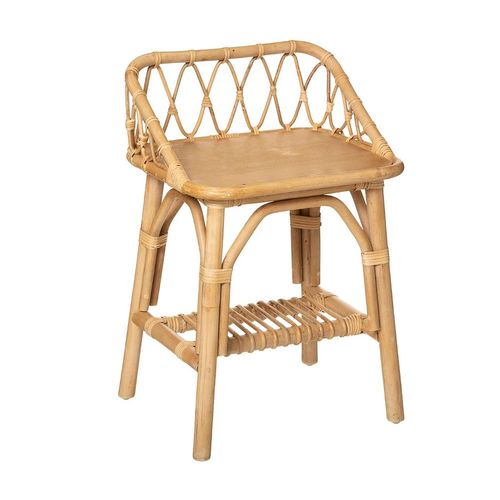 Table De Chevet En Rotin Pour Chambre D'enfant