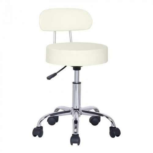 Tabouret À Roulettes/De Travail Kopa V2 Blanc Cassé