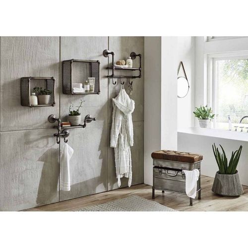 Banc & Coffre De Rangement "Cervin" 51cm Anthracite