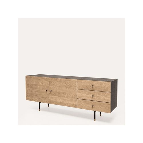 Buffet 2 Portes & 3 Tiroirs "Jugend" 180cm Chêne