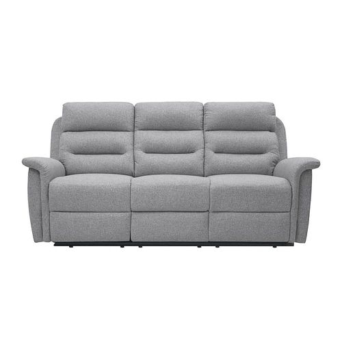 Canapé De Relaxation 3 Places En Tissu Gris Léon - Gris Clair