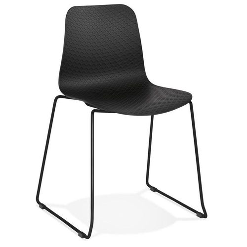 Chaise Design "Mandreo" 82cm Noir