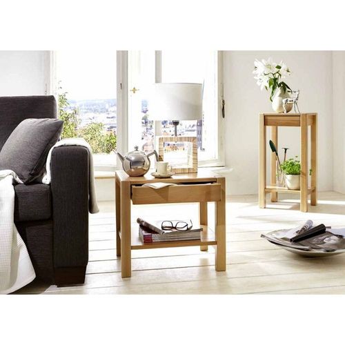 Console 1 Tiroir Bois "Nido" 73cm Naturel