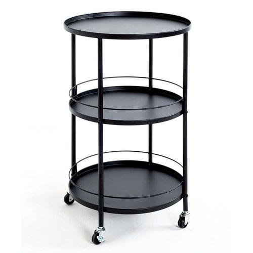 Desserte De Cuisine Design "Baro" 75cm Noir