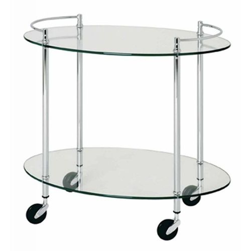 Desserte De Cuisine Design "Cays" 68cm Transparent