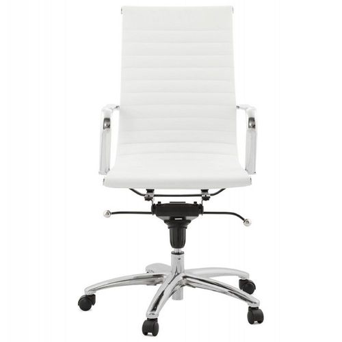 Fauteuil De Bureau "Lazio" 113cm Blanc