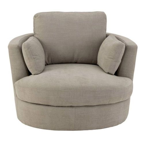 Fauteuil Pivotant Design "Alfredo" 109cm Gris