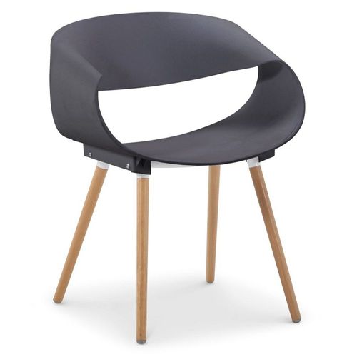 Lot De 2 Chaises Scandinave "Jordana" 64cm Gris