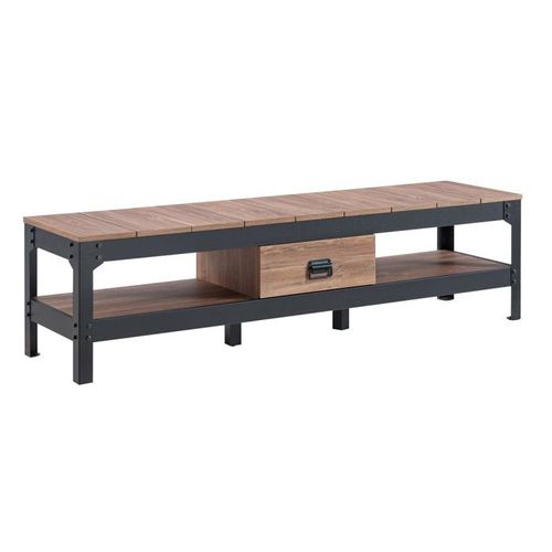 Meuble Tv Industriel "Logan" 151cm Naturel