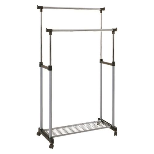 Portant À Vêtements "2 Barres" 170cm Chromé