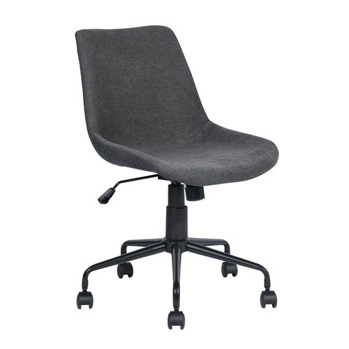 Chaise De Bureau En Velours Gris Chaise Pivotante. Chaise Réglable En Hauteur À Roulettes Pour Bureau