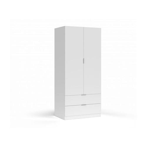 Armoire Penderie Fanny L81 X H180cm - Blanc